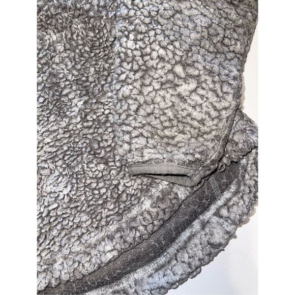 Simply Southern Sherpa Pullover Sweater Women's Small Gray 1/4 Zip A51 - Picture 2 of 7